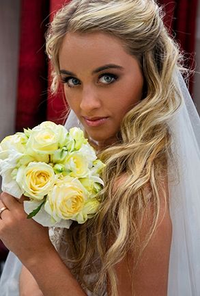 Bride with flowers