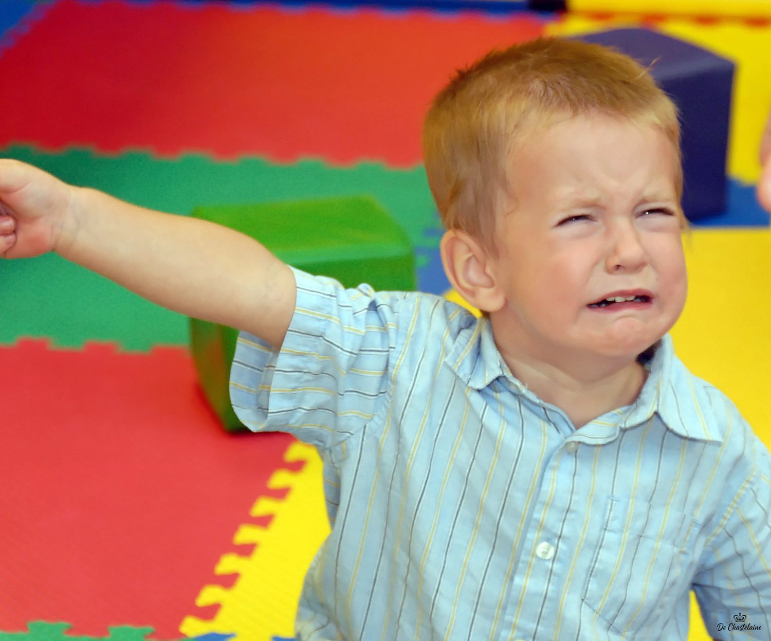Little Boy Fake Cry