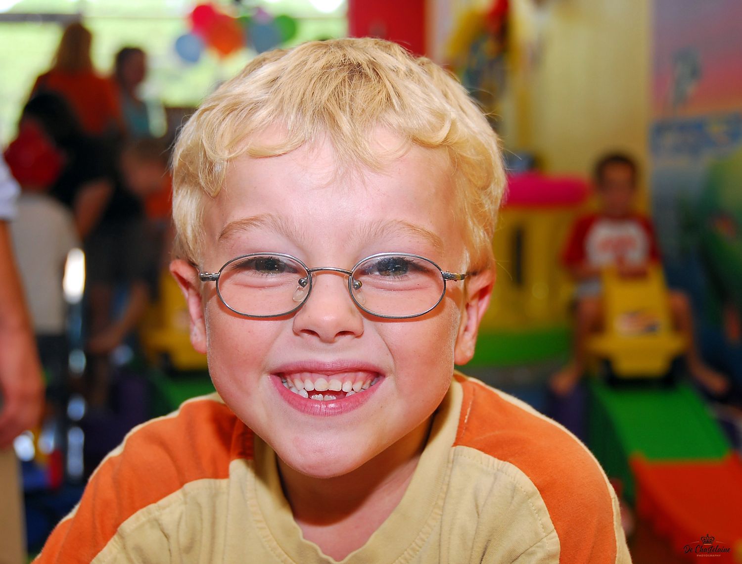 Little Boy with Glasses