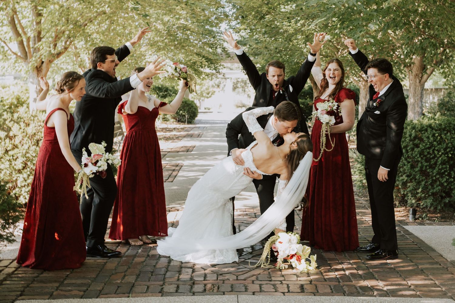Wedding Party Shot