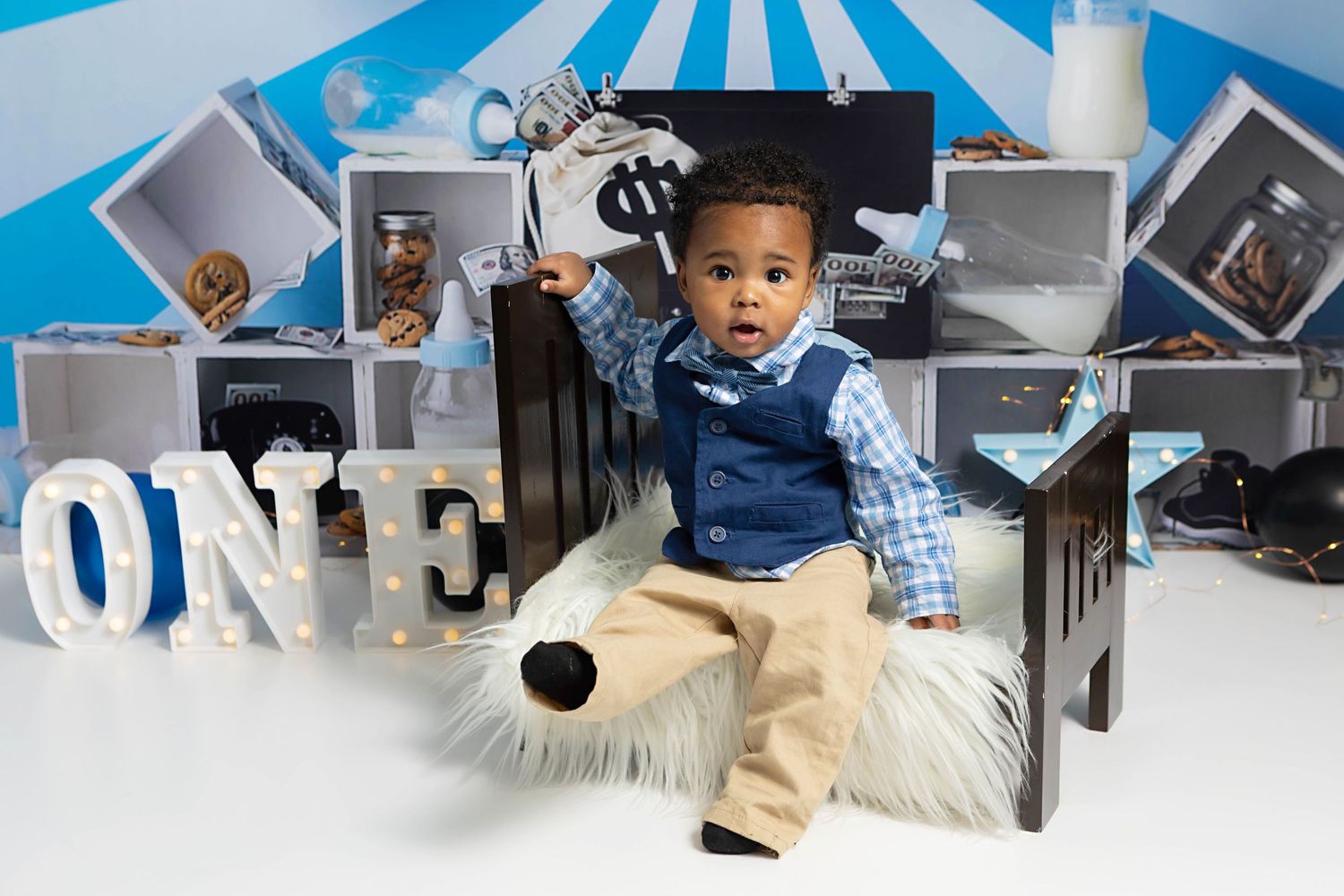 Boss baby themed first birthday