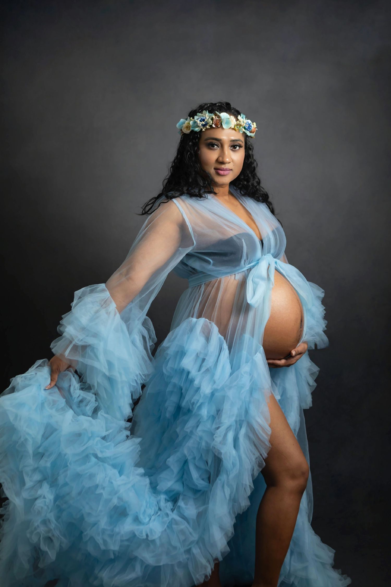 Pregnant mama looking fierce