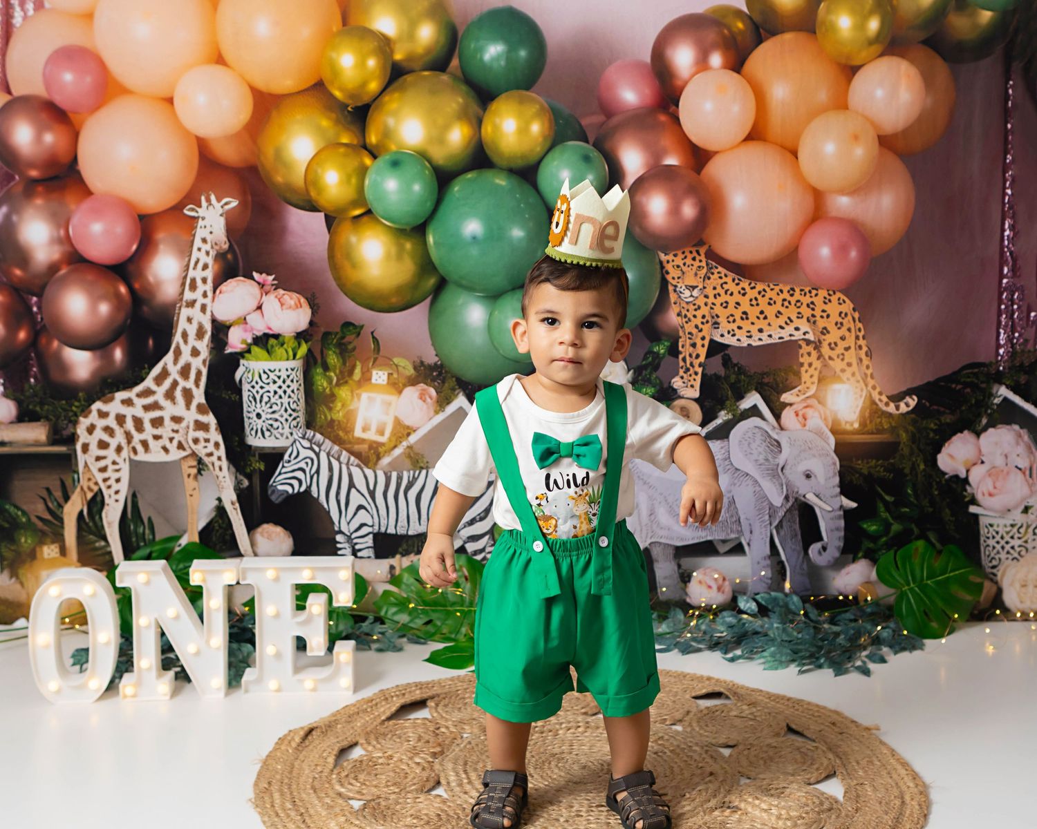 Safari themed first birthday