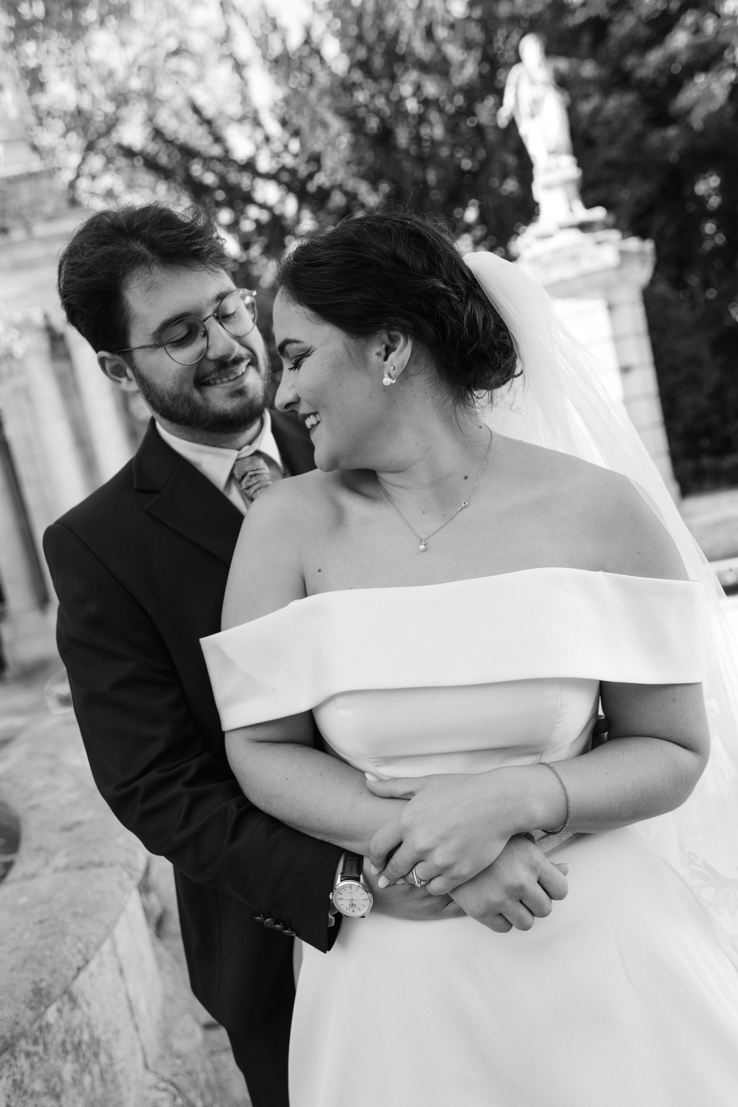 Couple at Nossa Senhora dos Remédios, Lamego, Portugal. Trash the dress Photoshoot