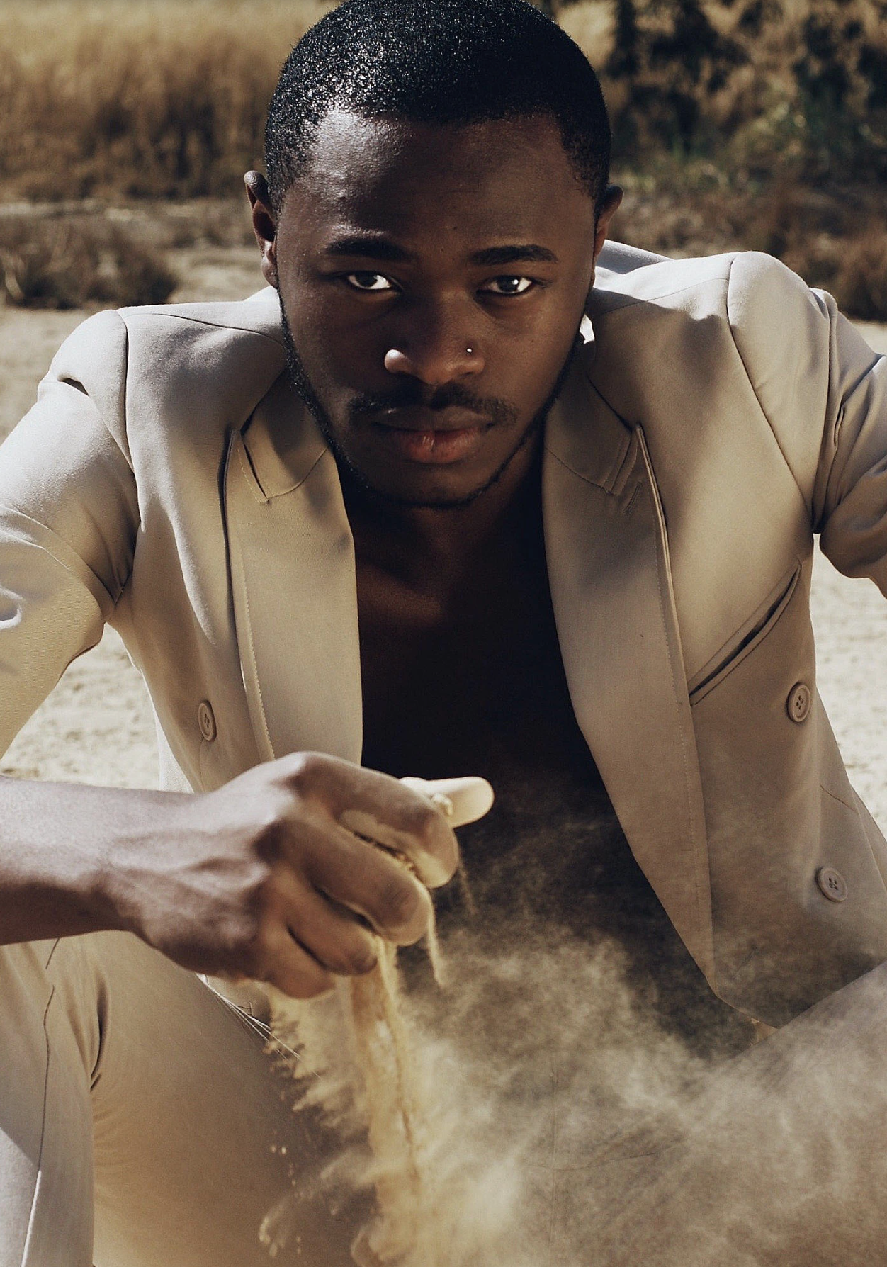Editorial fashion shoot photographed in Johannesburg studio