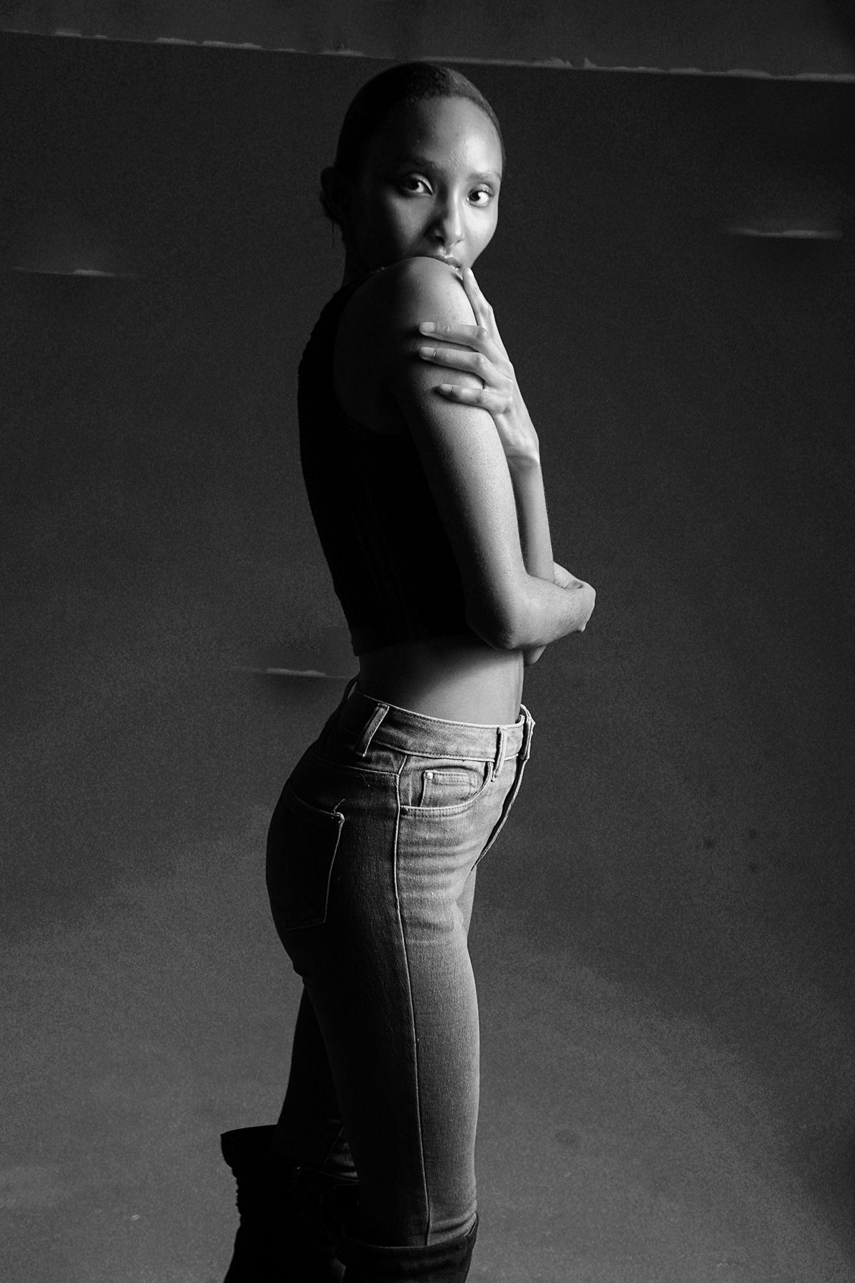 Editorial fashion shoot photographed in Johannesburg studio