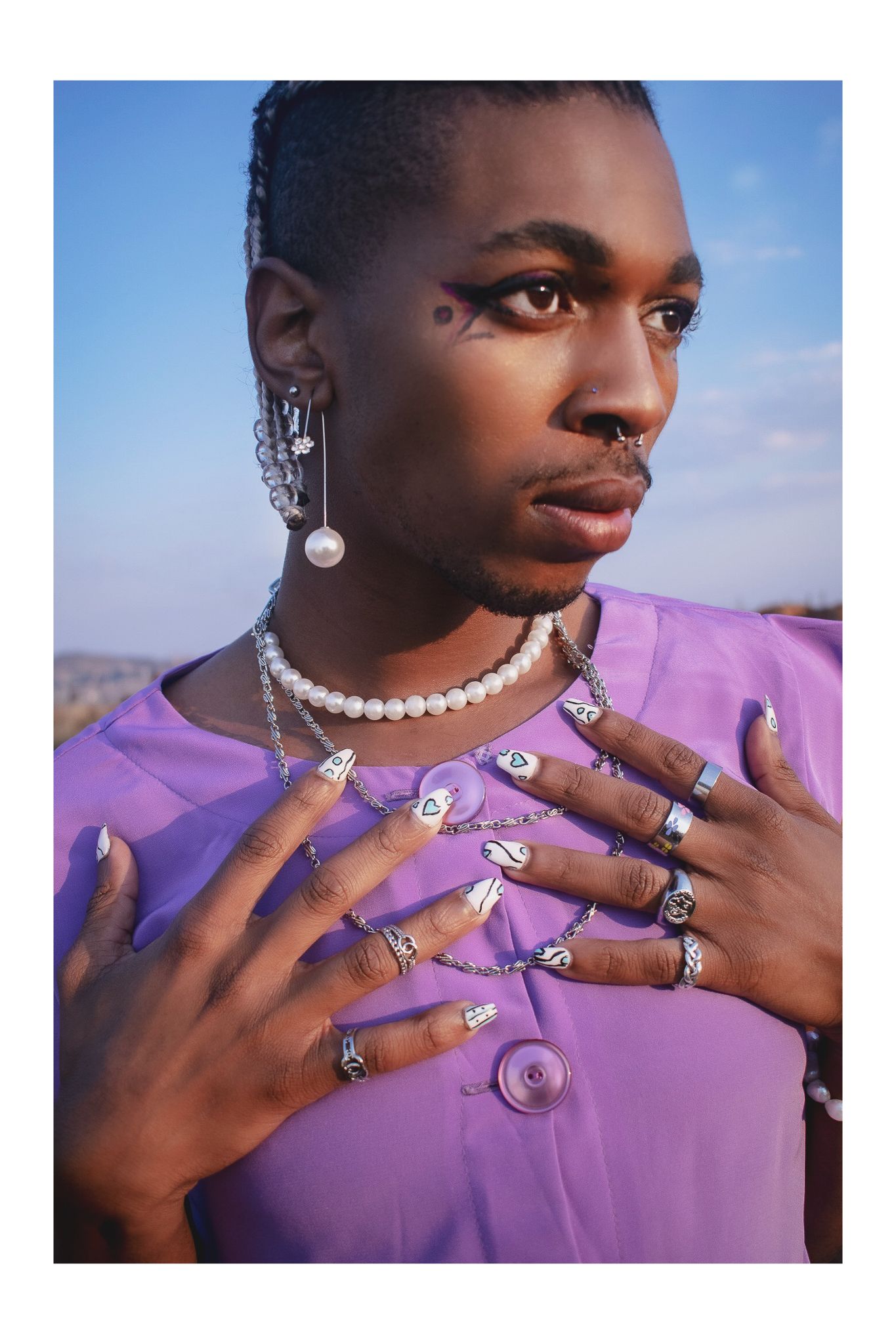 Editorial fashion shoot photographed in Johannesburg studio