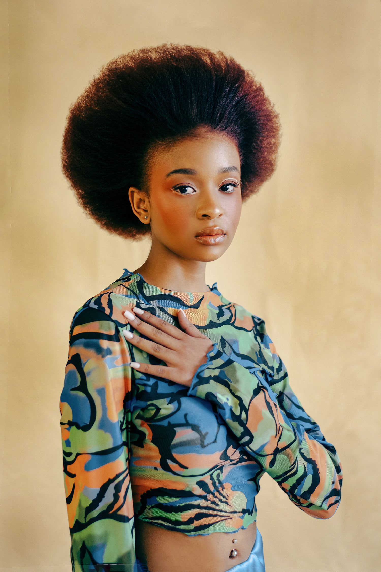 Editorial fashion shoot photographed in Johannesburg studio