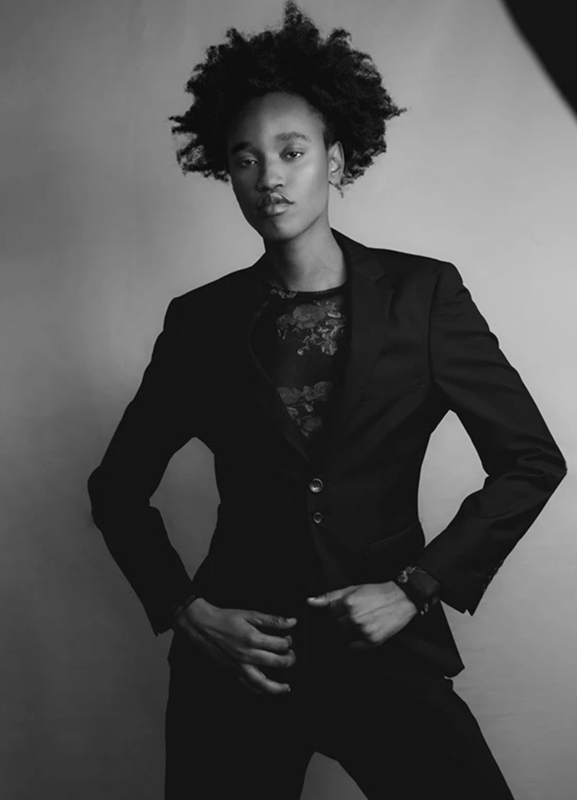 Editorial fashion shoot photographed in Johannesburg studio