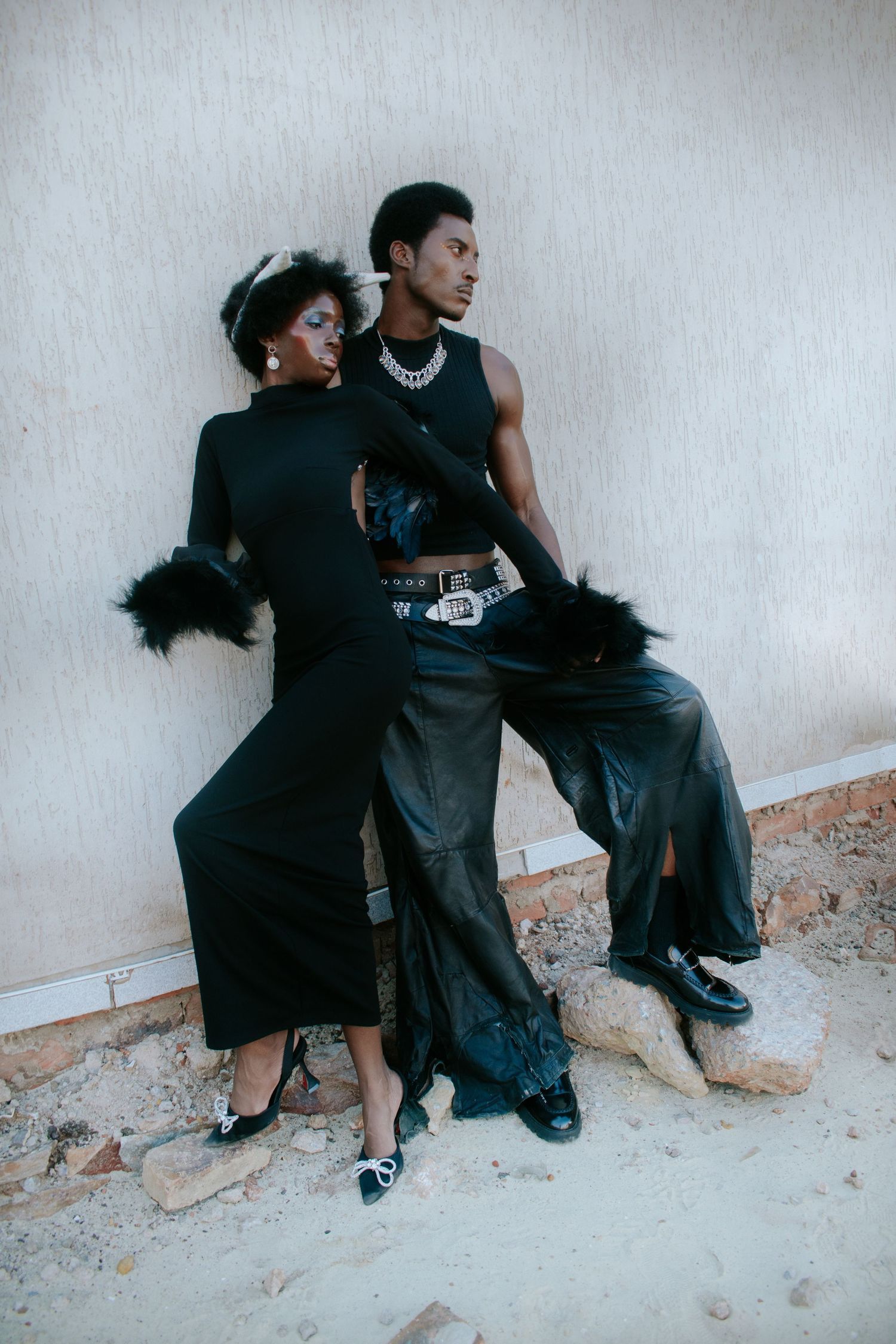 Editorial fashion shoot photographed in Johannesburg studio