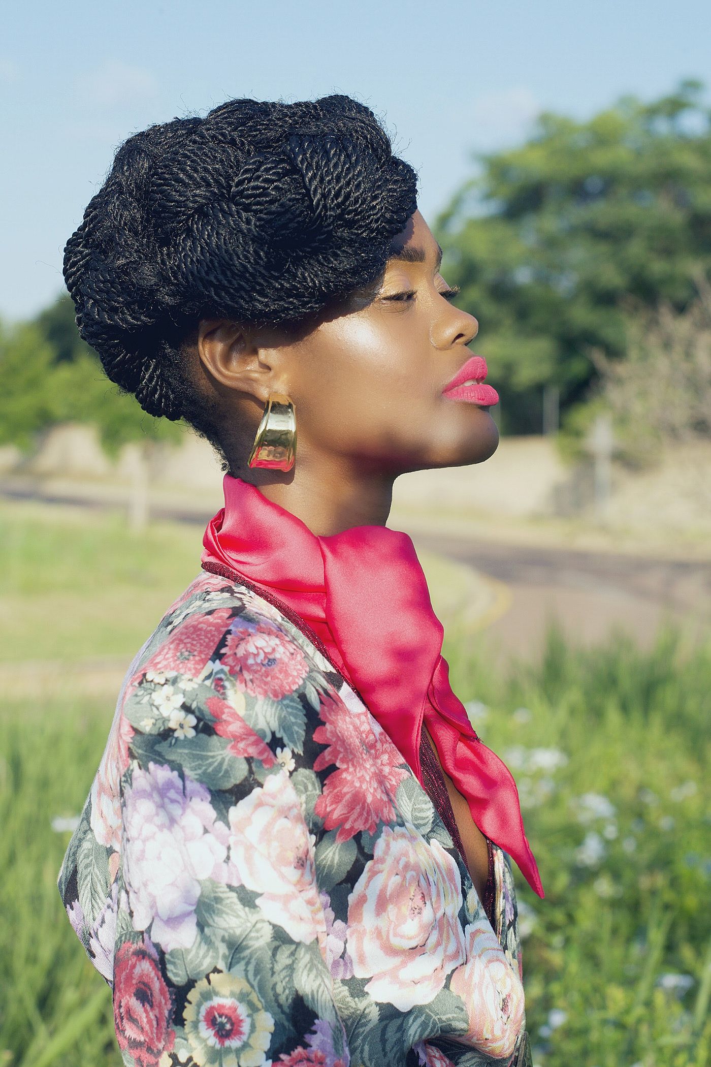 Editorial fashion shoot photographed in Johannesburg studio