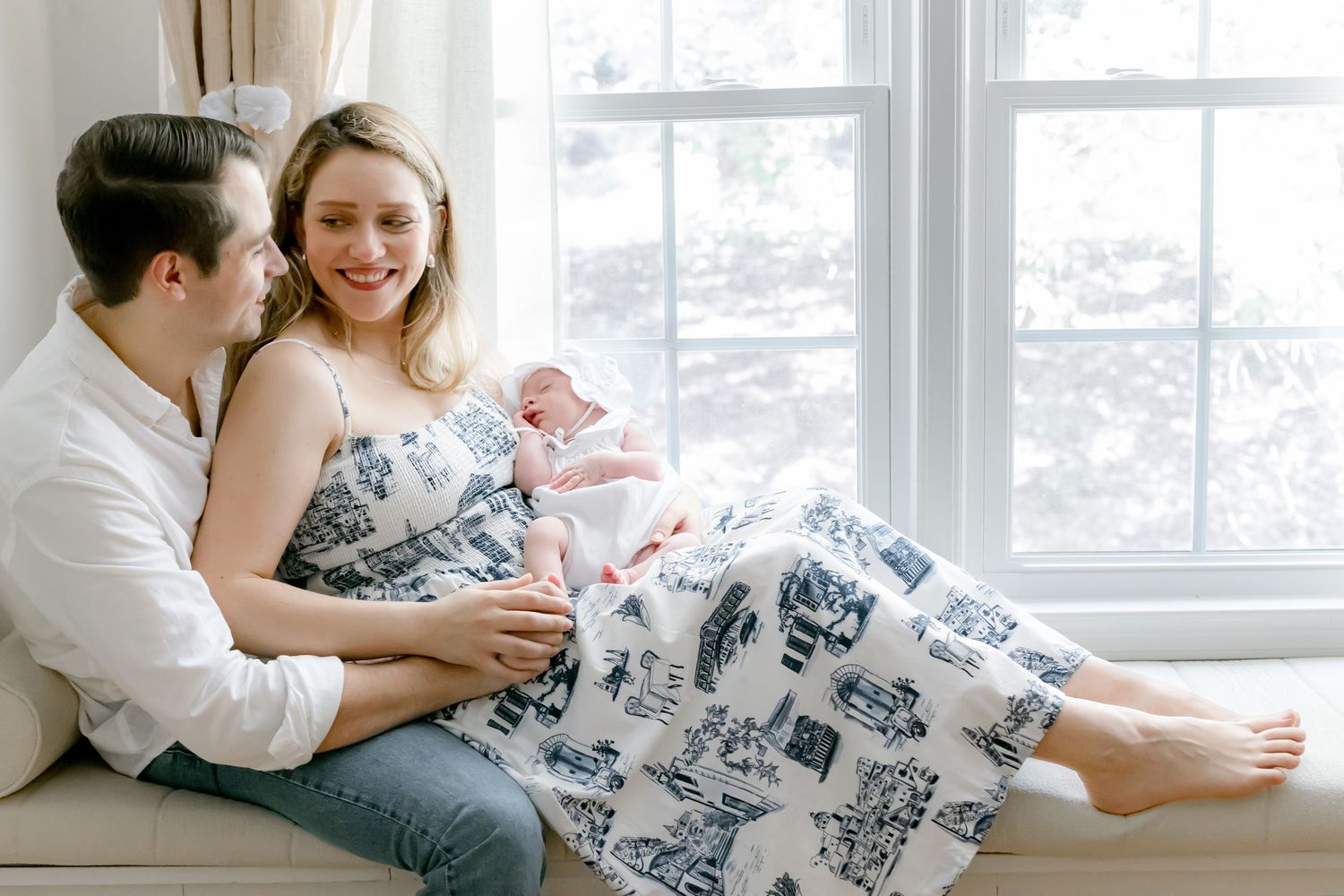 in-home newborn photography session