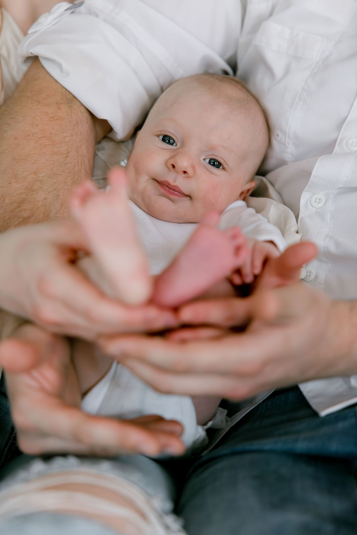 in-home newborn photography session