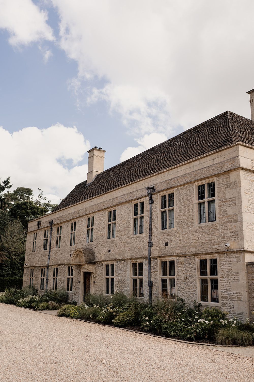 Main entrance to Kin House, Wiltshire.
