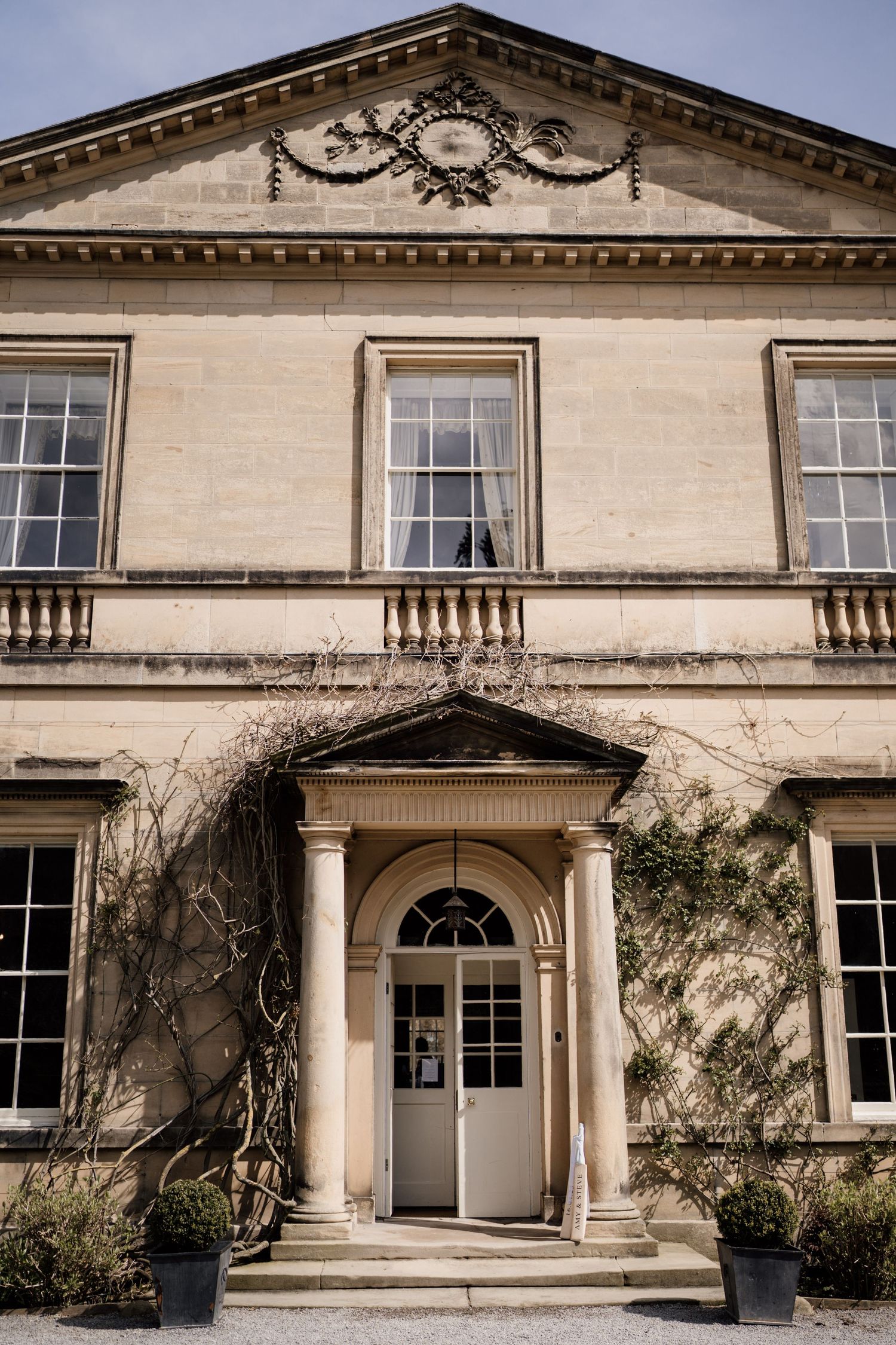 Front of The Main House at Middleton Lodge Estate.
