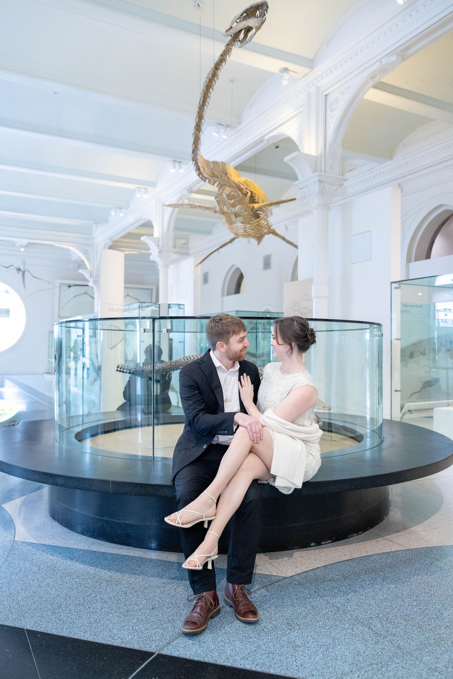 Natural History Museum Engagement Shoot - Lisa Bettencourt Photography