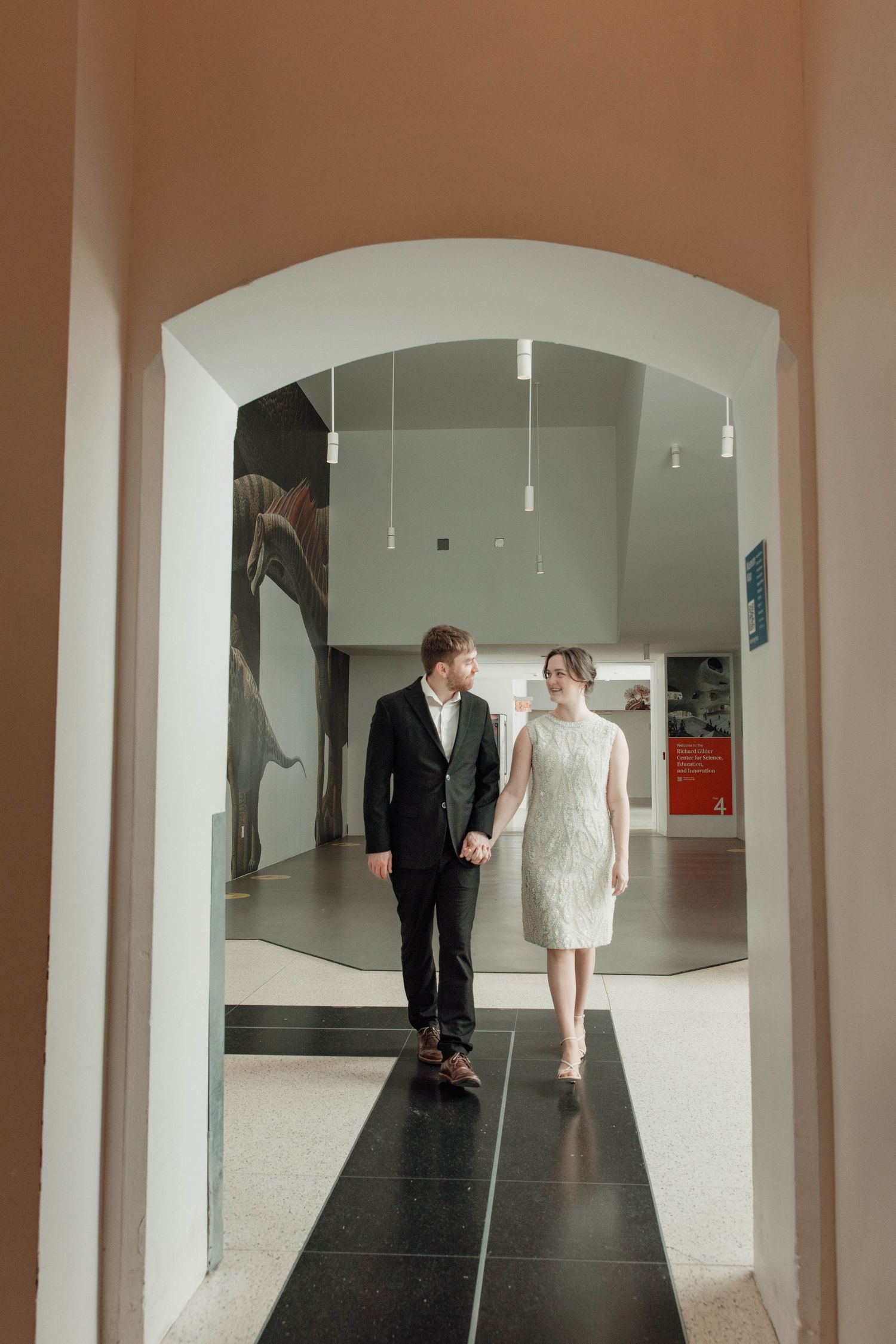 Natural History Museum NYC Engagement Shoot - Lisa Bettencourt Photography
