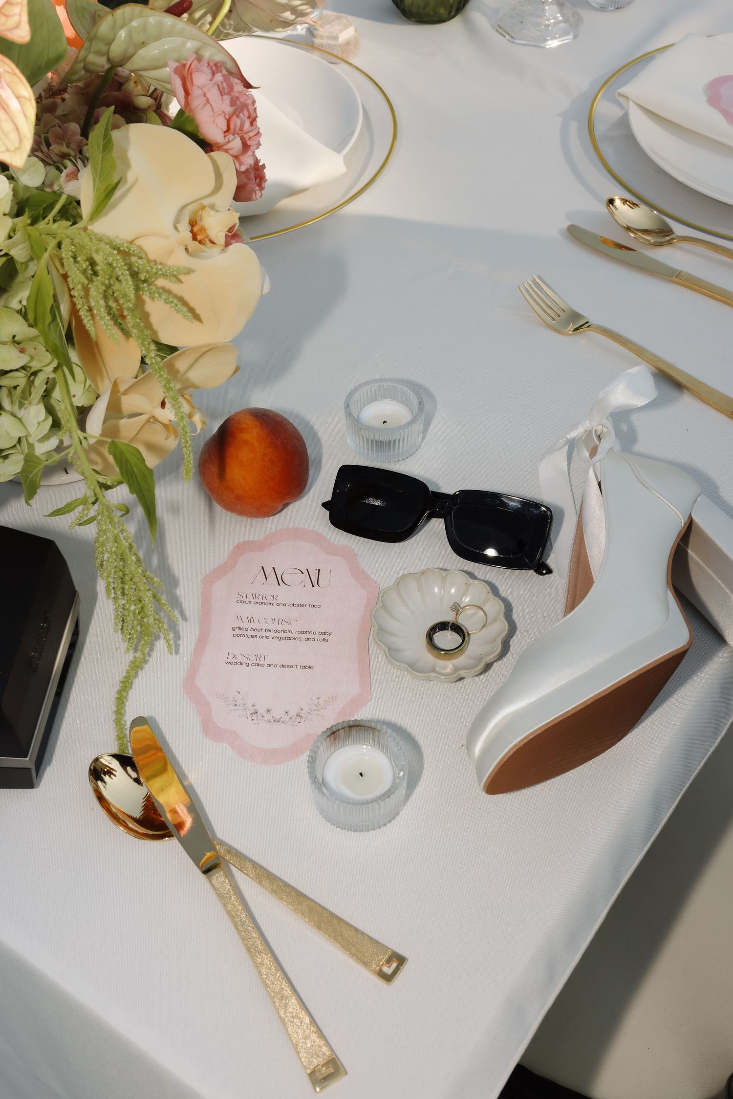 Details from a wedding assisted by Events by Lauren Ashlee.