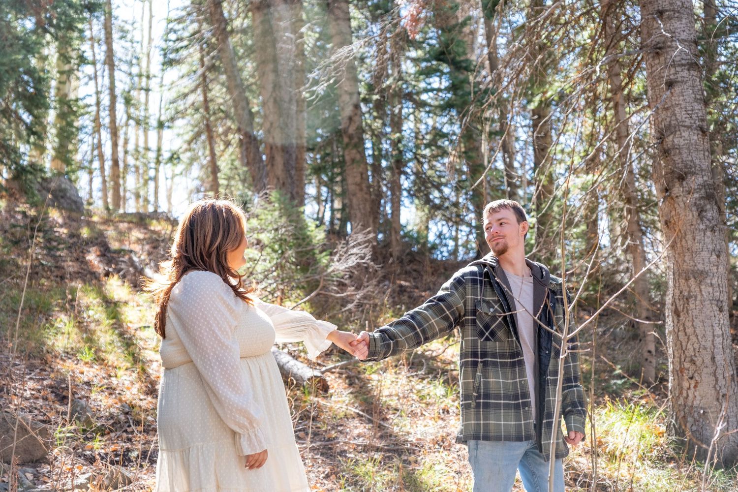 engagement photos Grand Mesa, Colorado