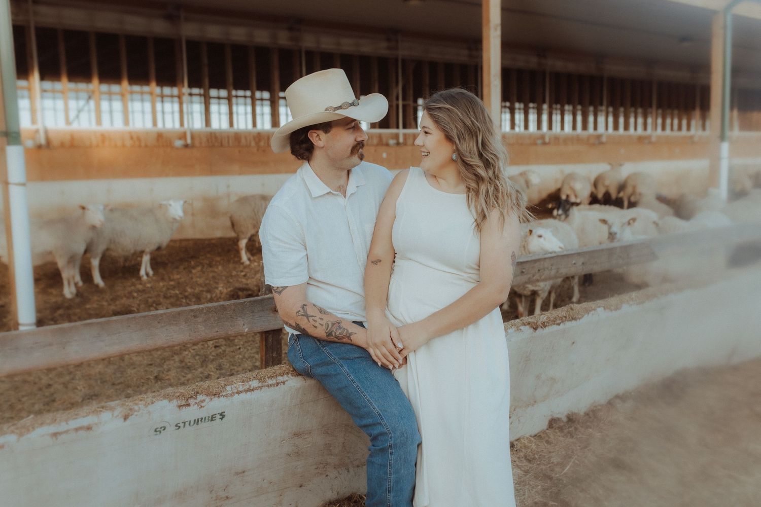 Romantic engagement session in Orono Ontario countryside by Orono family photographer
