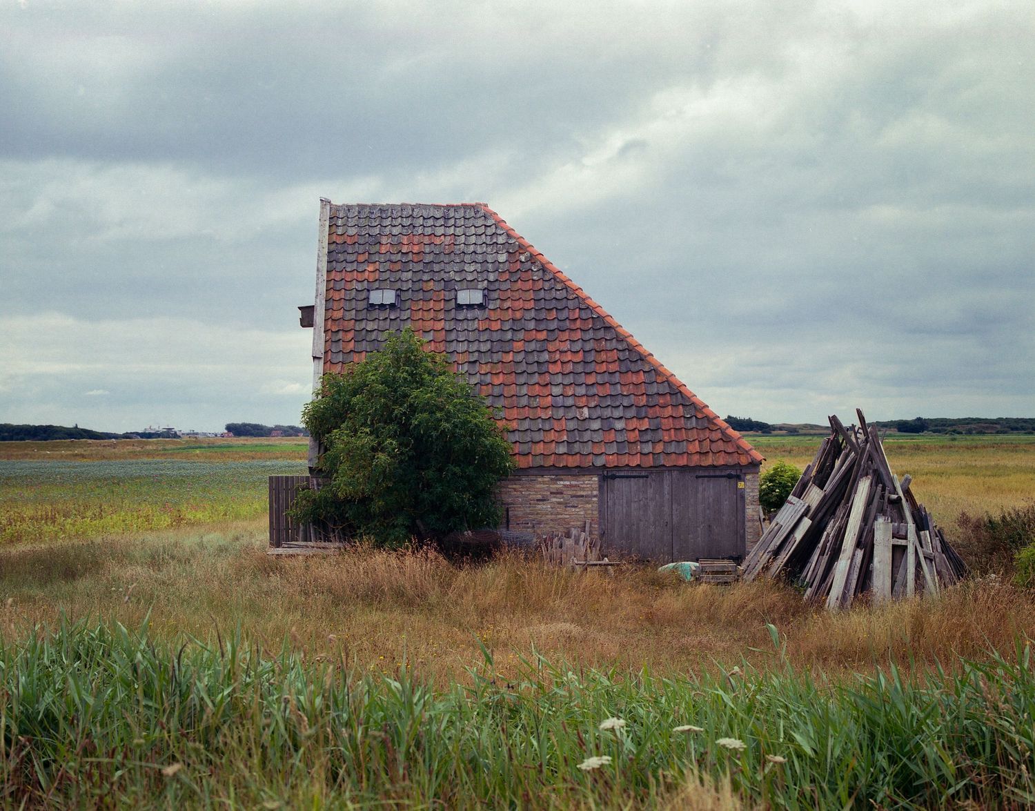 One of Texel's traditional barns, called a 