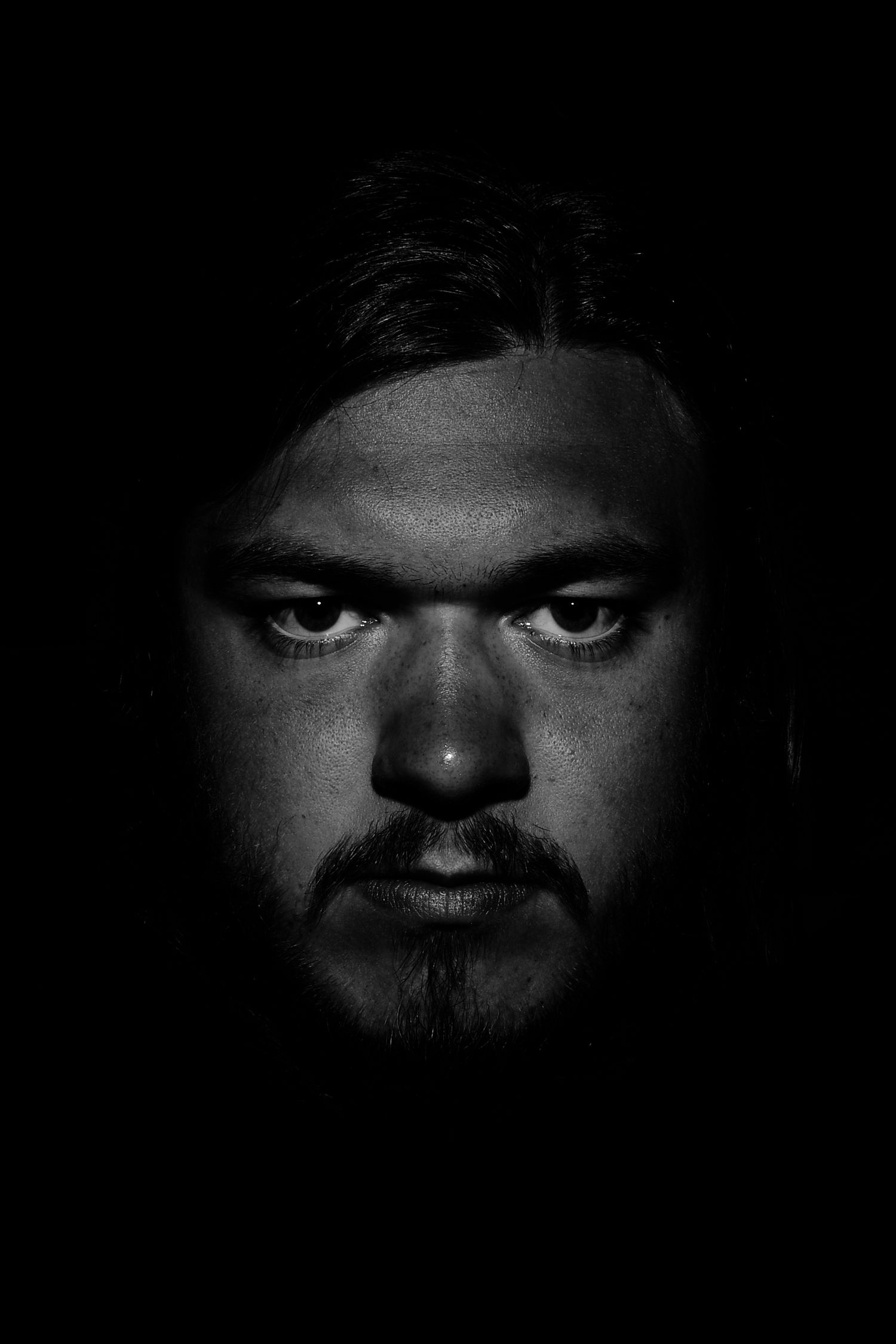 Dark Low light self portrait