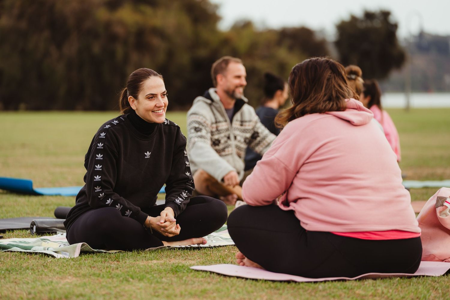 Asana Breathwork people talking