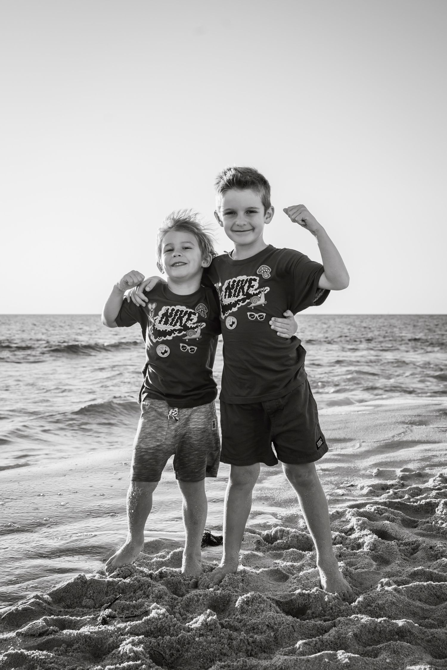 Family photography session - two boys