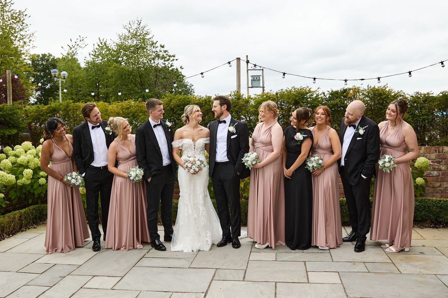 wedding party portrait