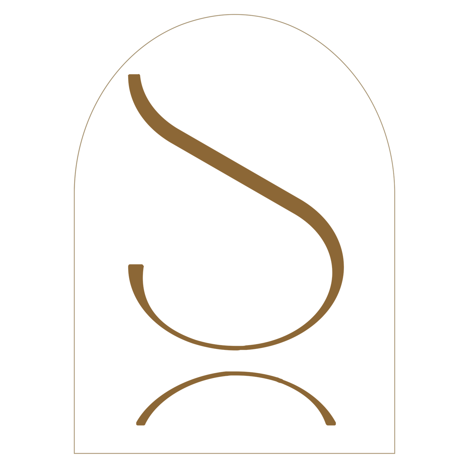Simple brown line drawings showing faces expressing different emotions.