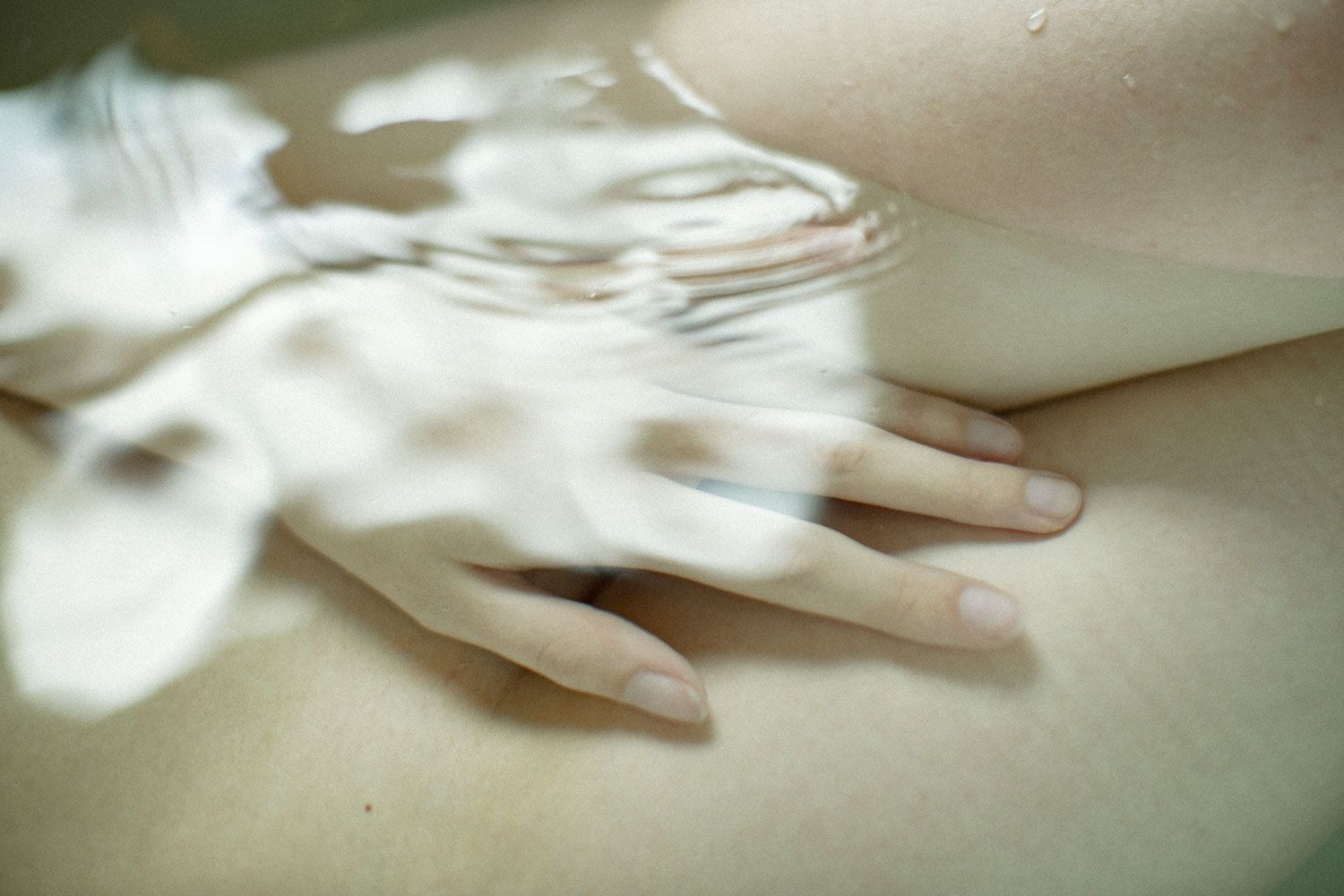 Close-up fine art image revealing the beauty of skin and subtle detail.