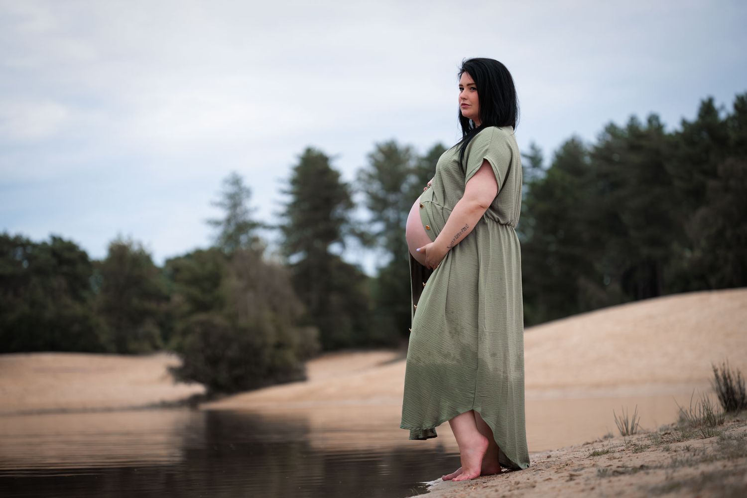 Fotoshoot Bergse Heide Bergen op Zoom Zwanger