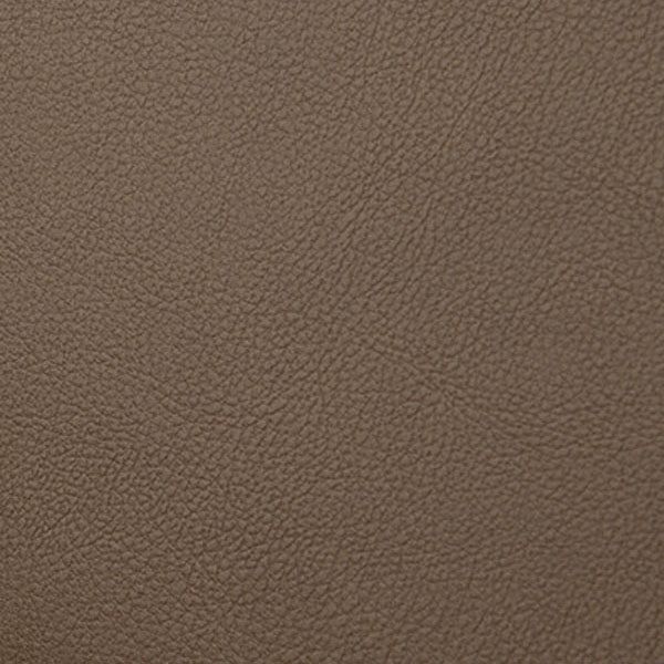 Close-up texture of brown leather material showing a pebbled or grained surface pattern.