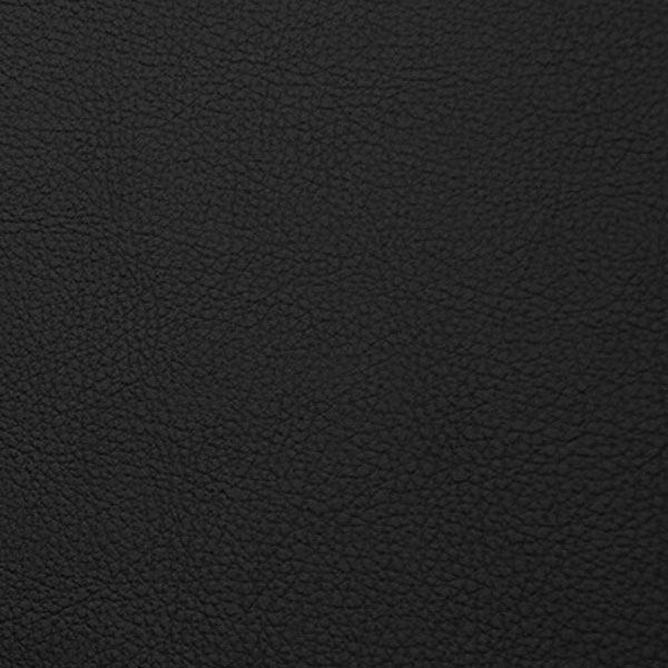 Black leather texture with fine grain pattern showing detailed surface characteristics.