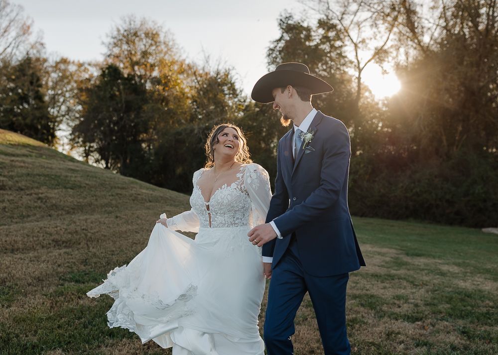 A gorgeous wedding held at The Venue at Turkey Ridge in Kings Mountain, NC.