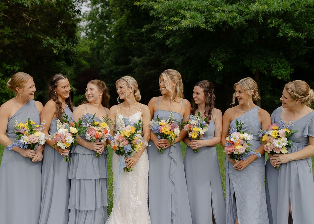 A gorgeous wedding held at Morning Glory Farm in Monroe, NC.