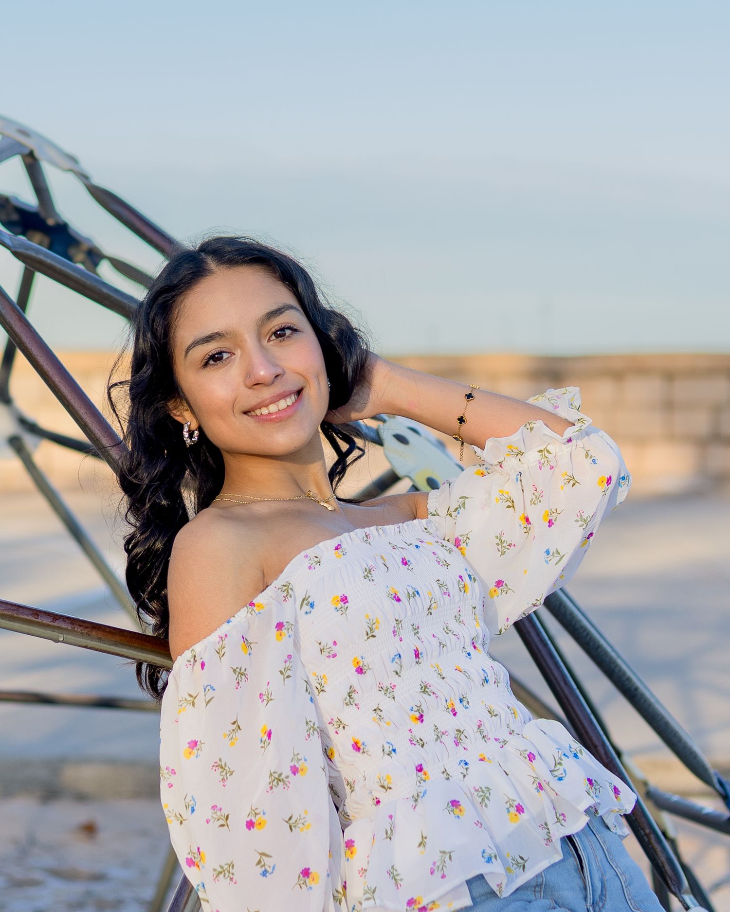 Senior photo shoot - Empire, Lake Michigan beach, Trudy Galla Photography