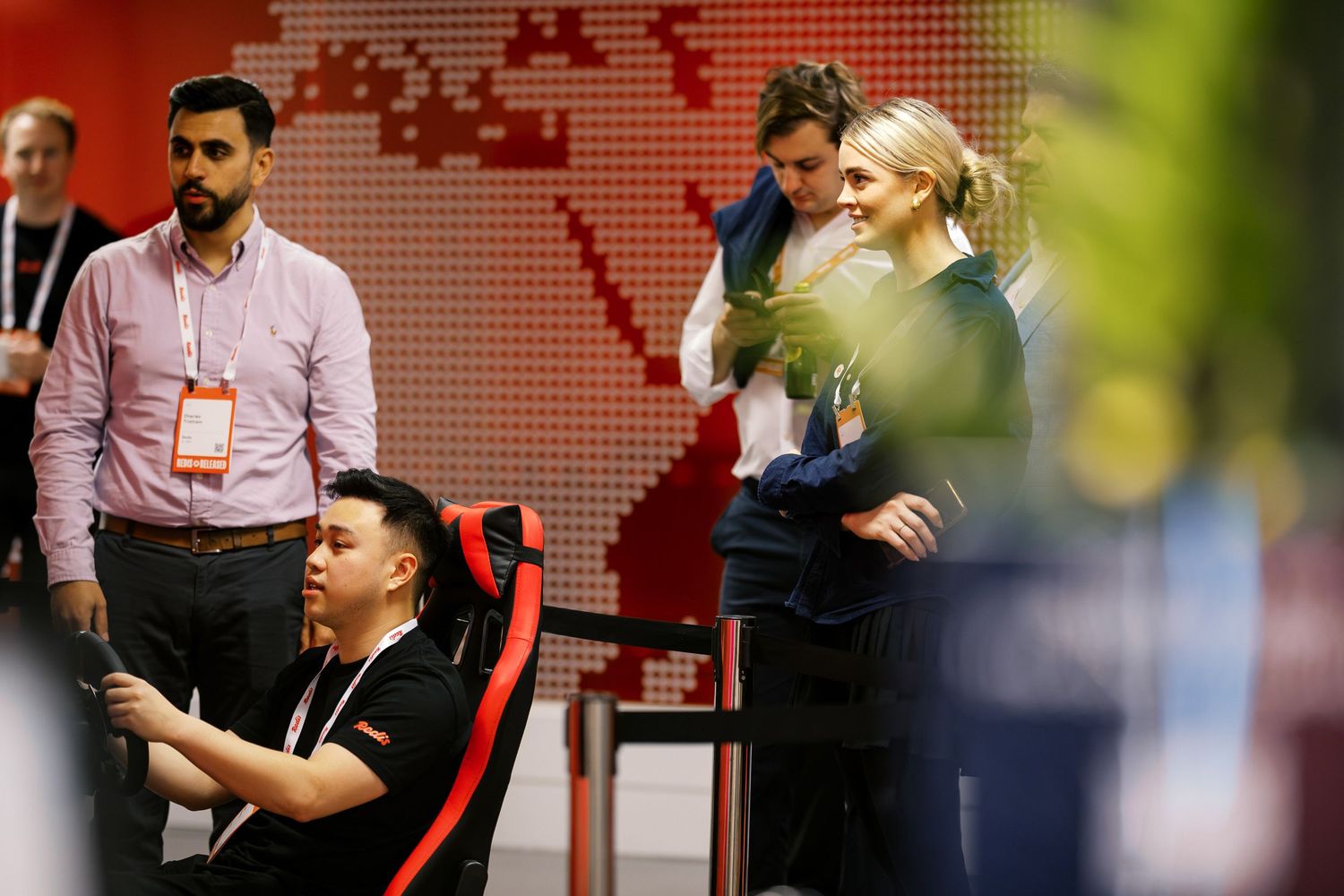 Candid atmosphere event photos at a business conference in Cambridge.