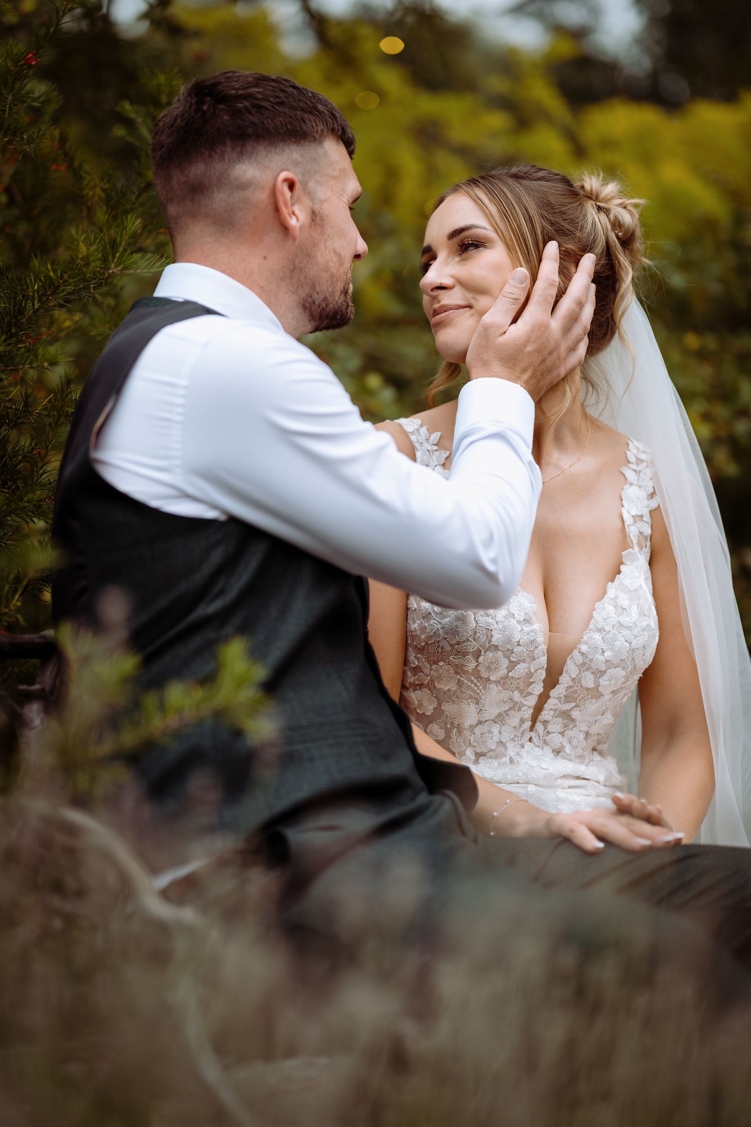 Natural and creative documentary wedding photography in St Ives.