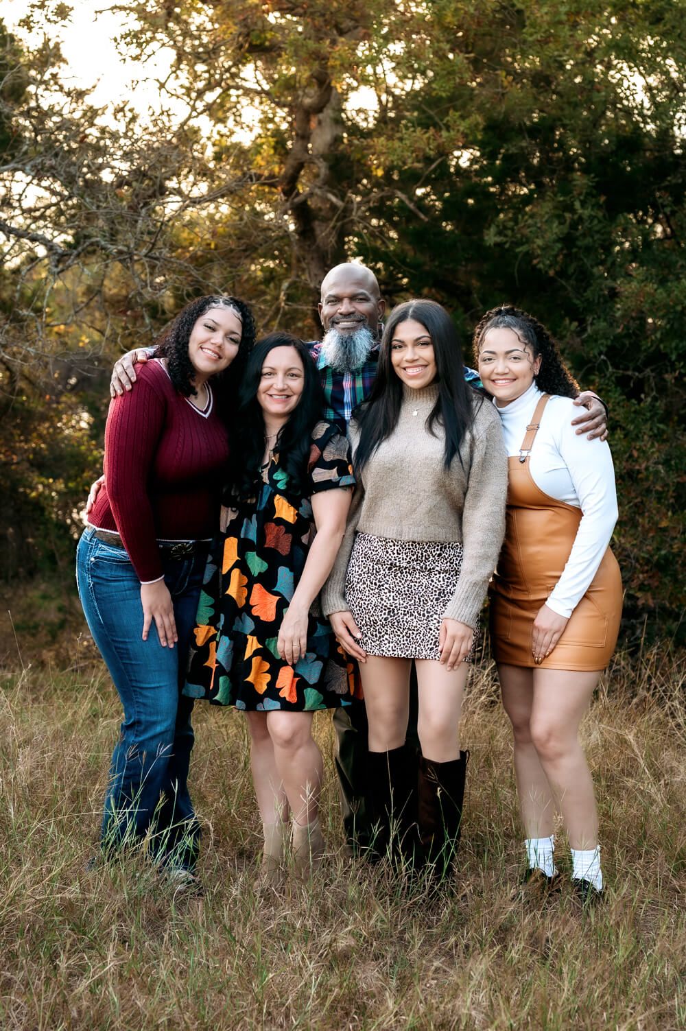 Family photography in Killeen TX during golden hour