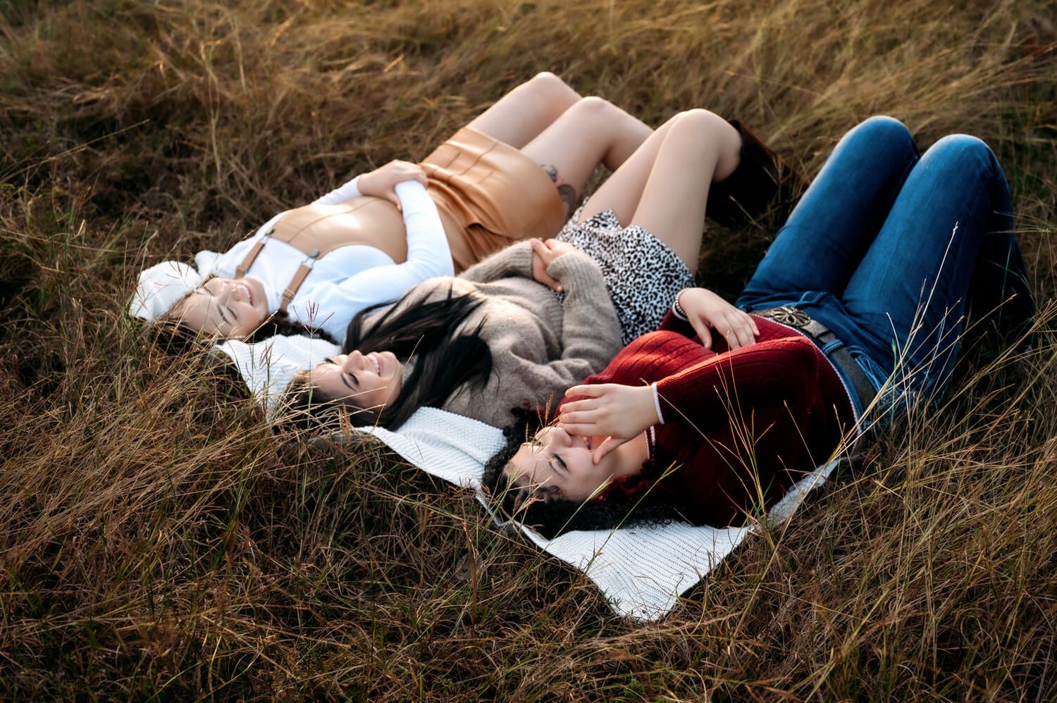 Outdoor family photography in Belton TX at golden hour