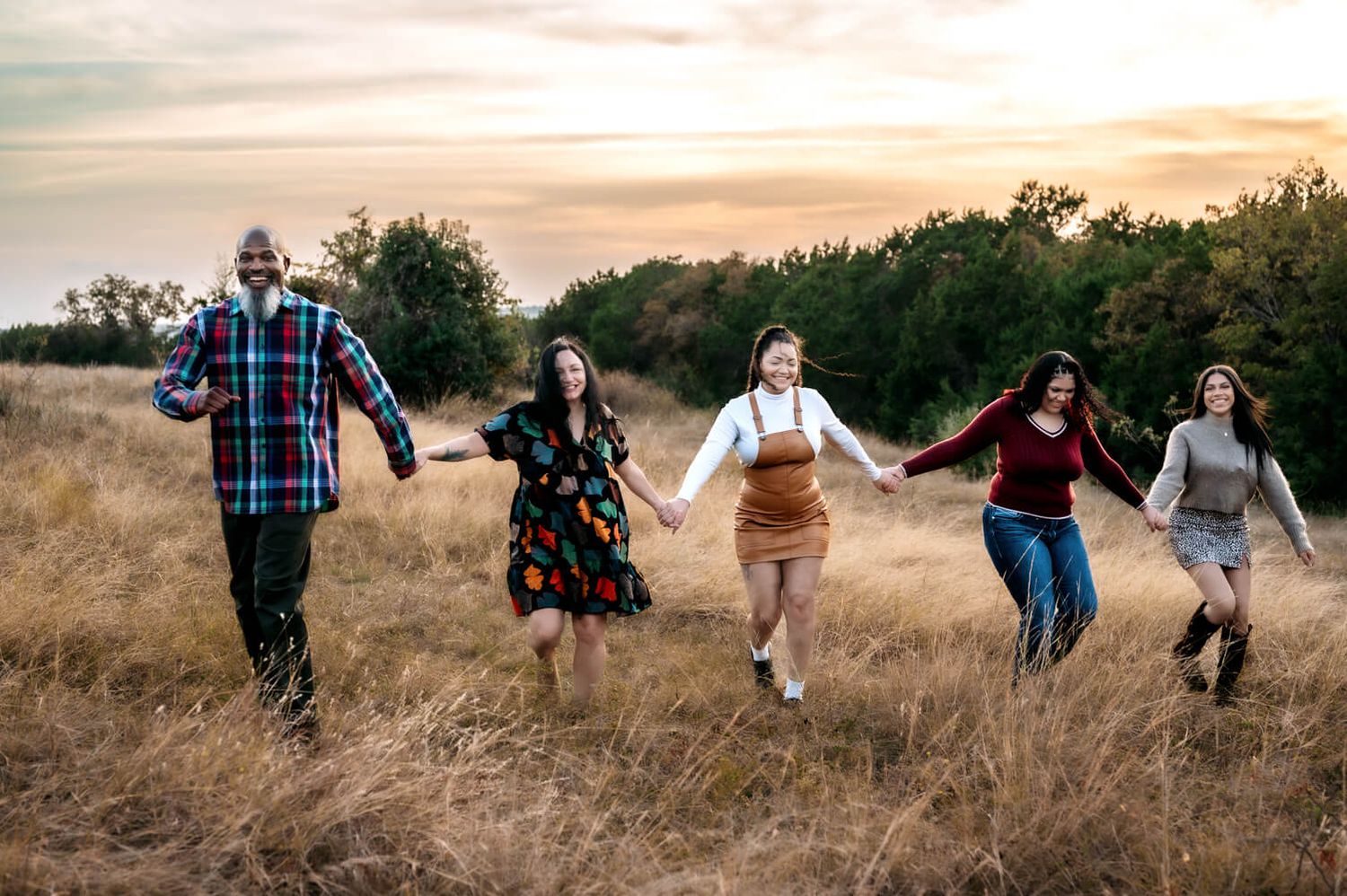 Golden hour family photography session in Belton Texas