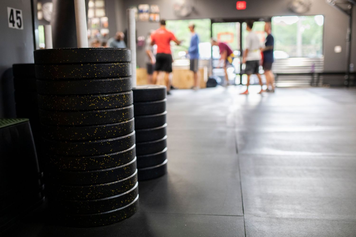 Functional fitness training at martial arts academy