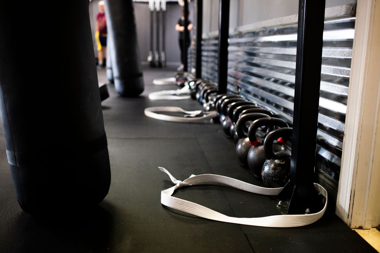 Functional fitness training at martial arts academy
