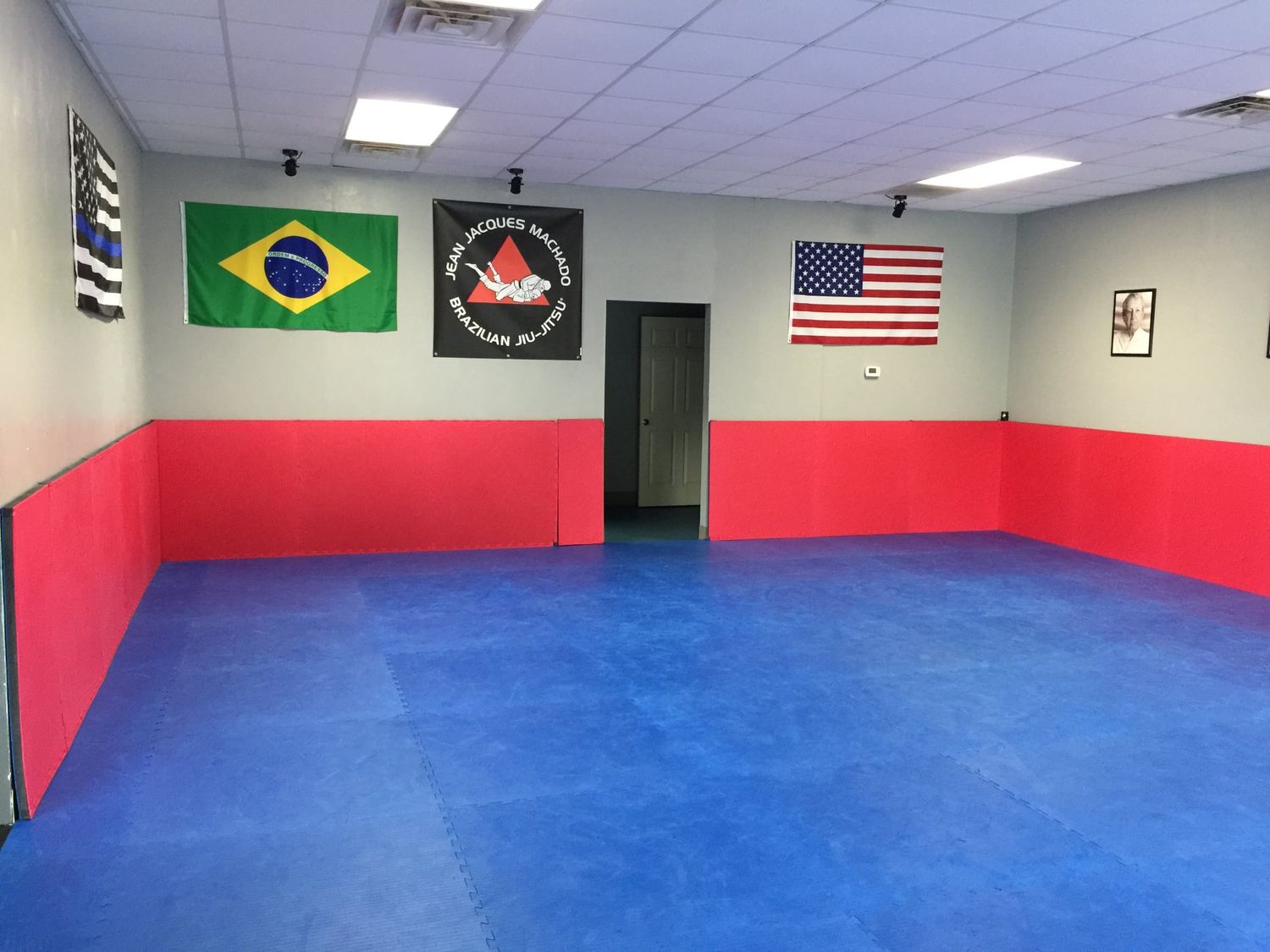 Brazilian Jiu-Jitsu training mats at KravHIIT in Rincon, Georgia