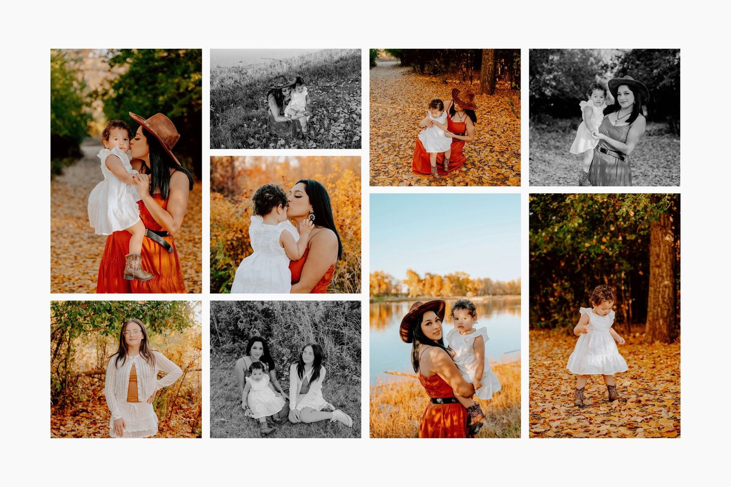 Fall family photography session in Billings, Montana at Riverfront Park