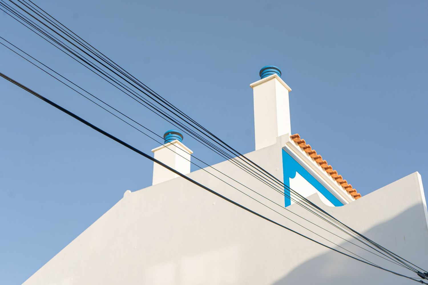 exterior architectural shot of a unique building near the beach