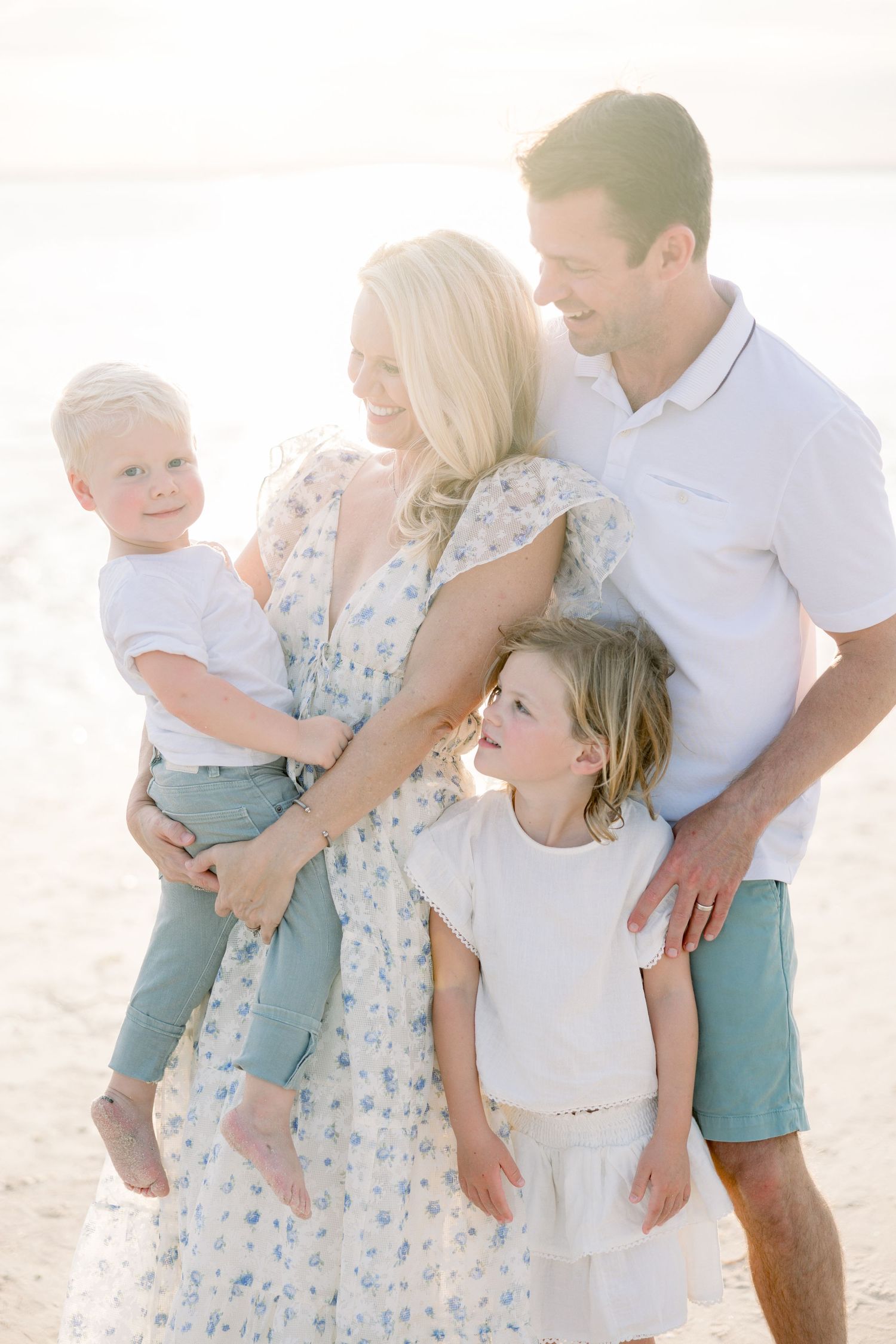 Tampa Family Photographer, Extended Family Portrait Session, Tampa Newborn Photographer