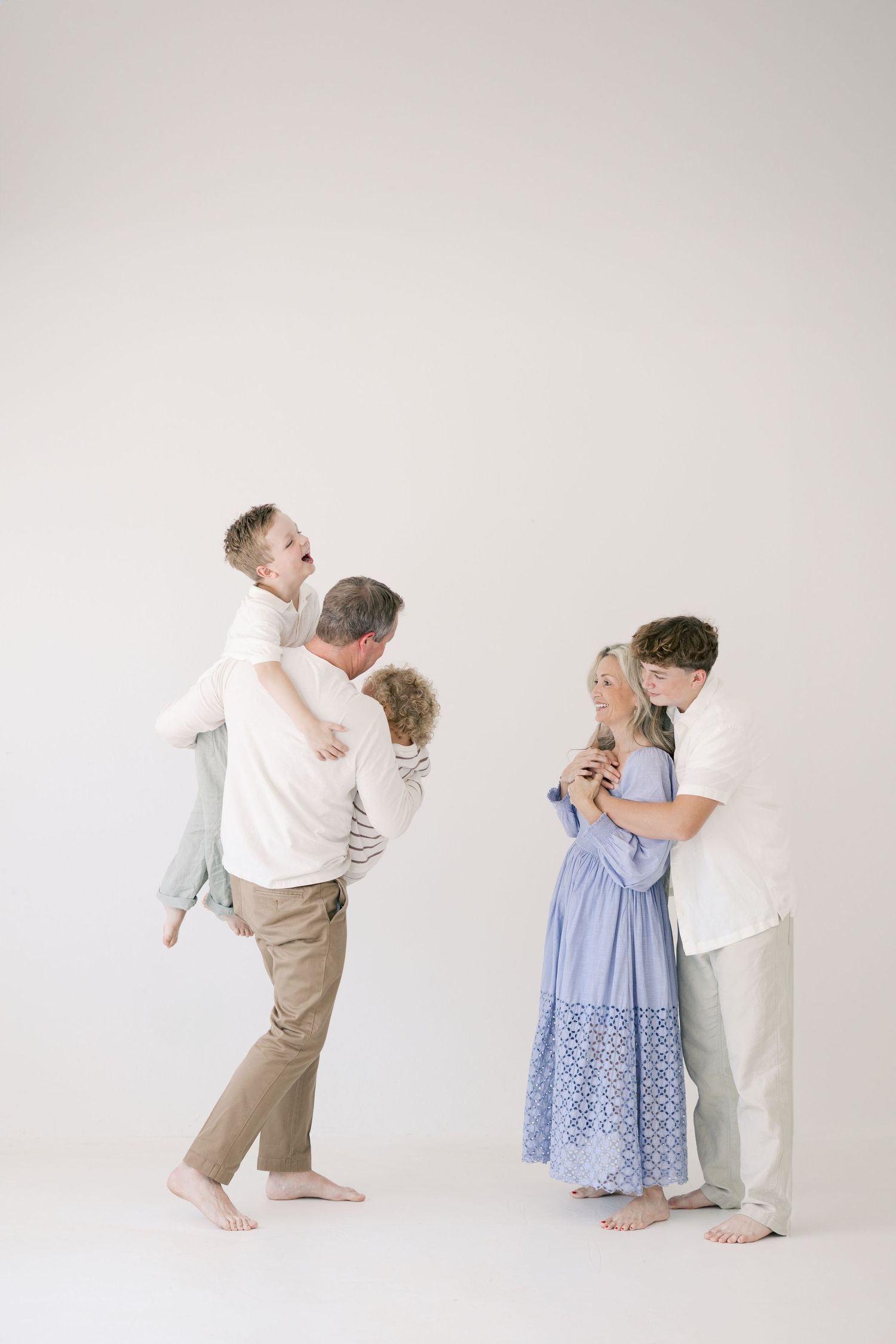 Tampa Family Photographer, Tampa Newborn Photographer, Natural Light Studio Family Session, St Petersburgh Family Photographer