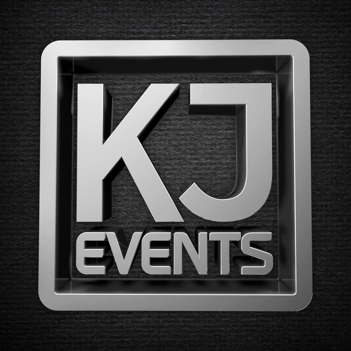 Black and white signage showing various iterations of 'Events' text in modern typography.